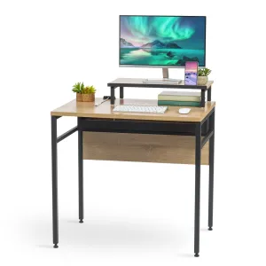 Computer Desk With Monitor Stand and Cable management