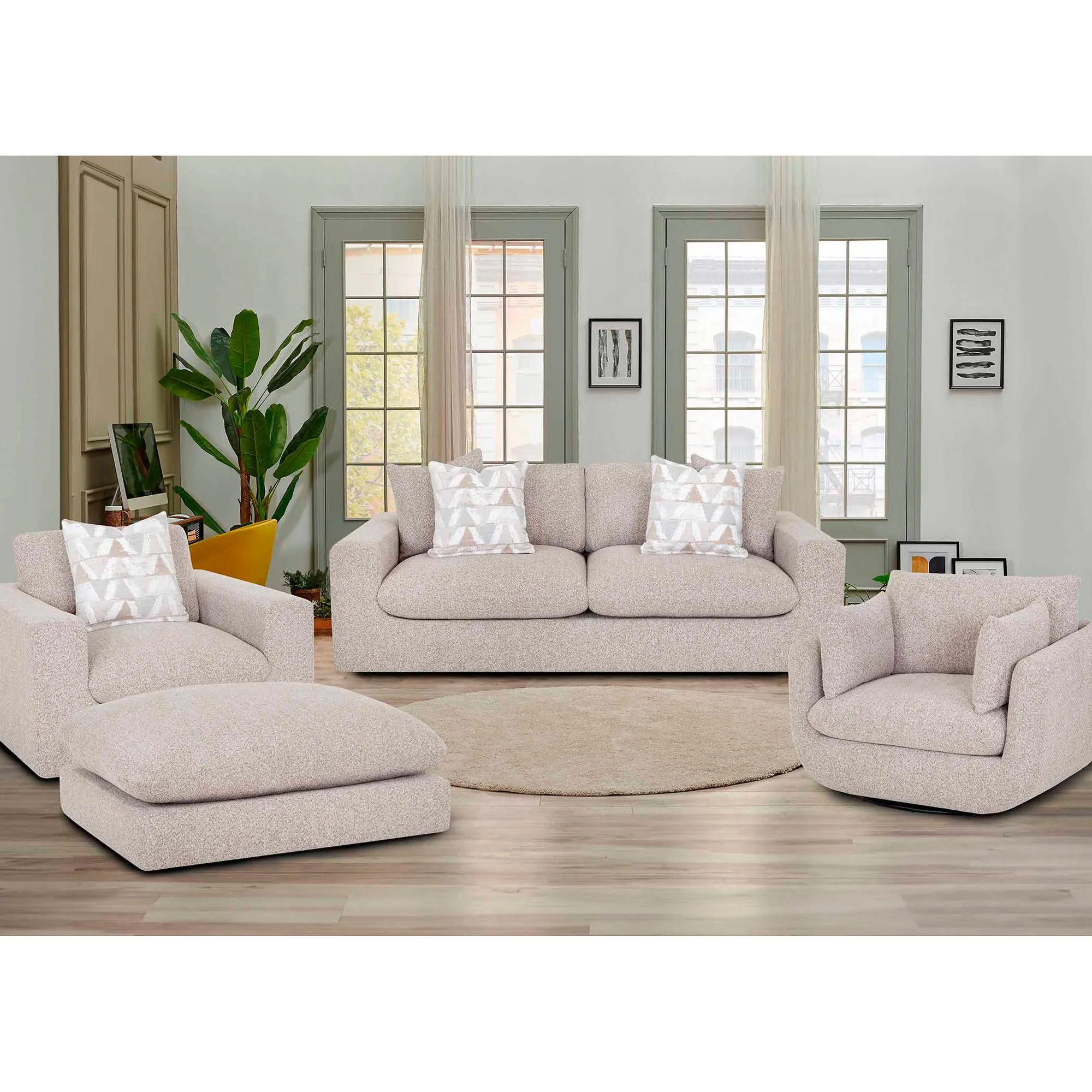 Cormic Swivel Accent Chair