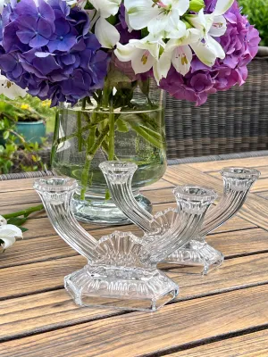 Crystal  Candleholders