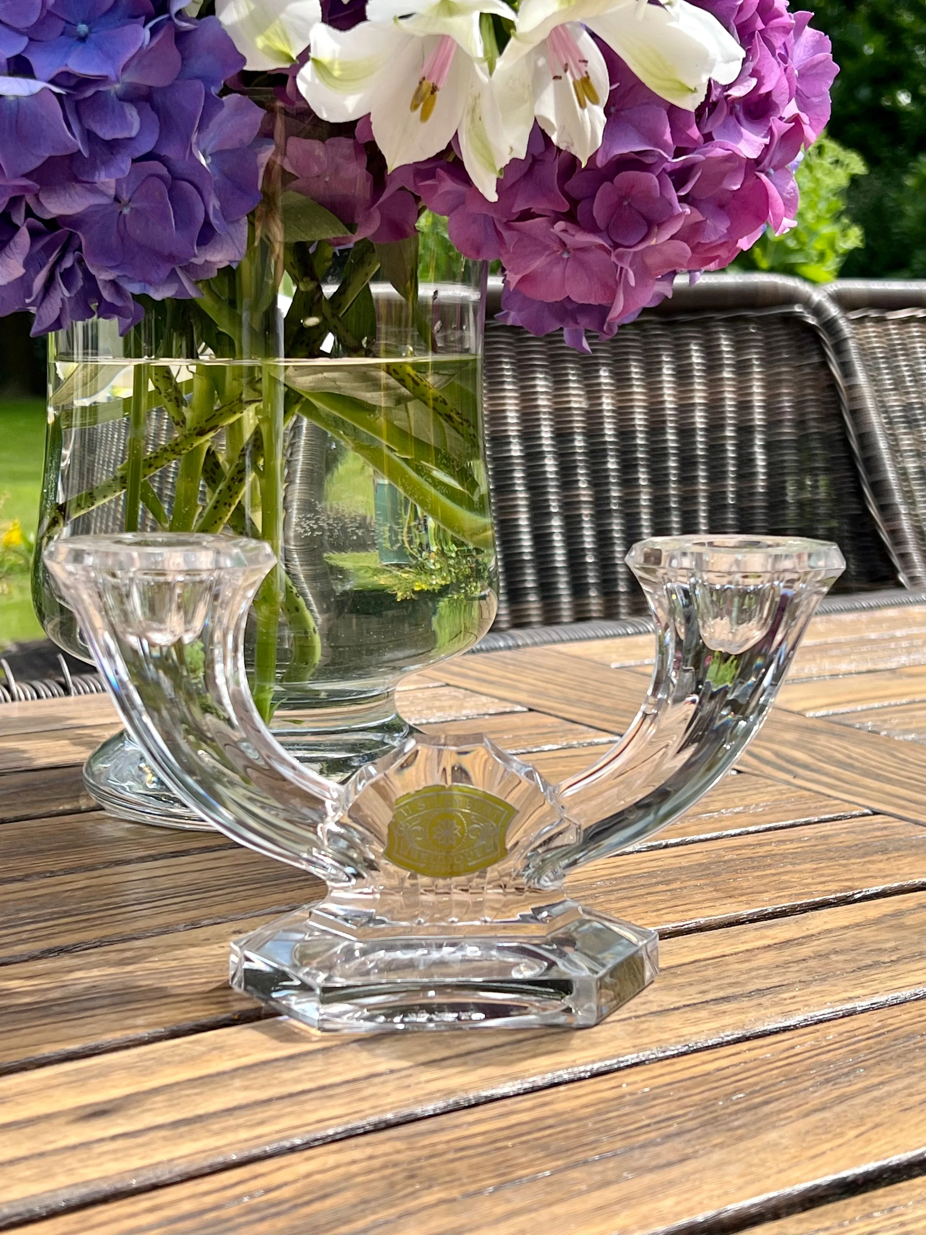Crystal  Candleholders