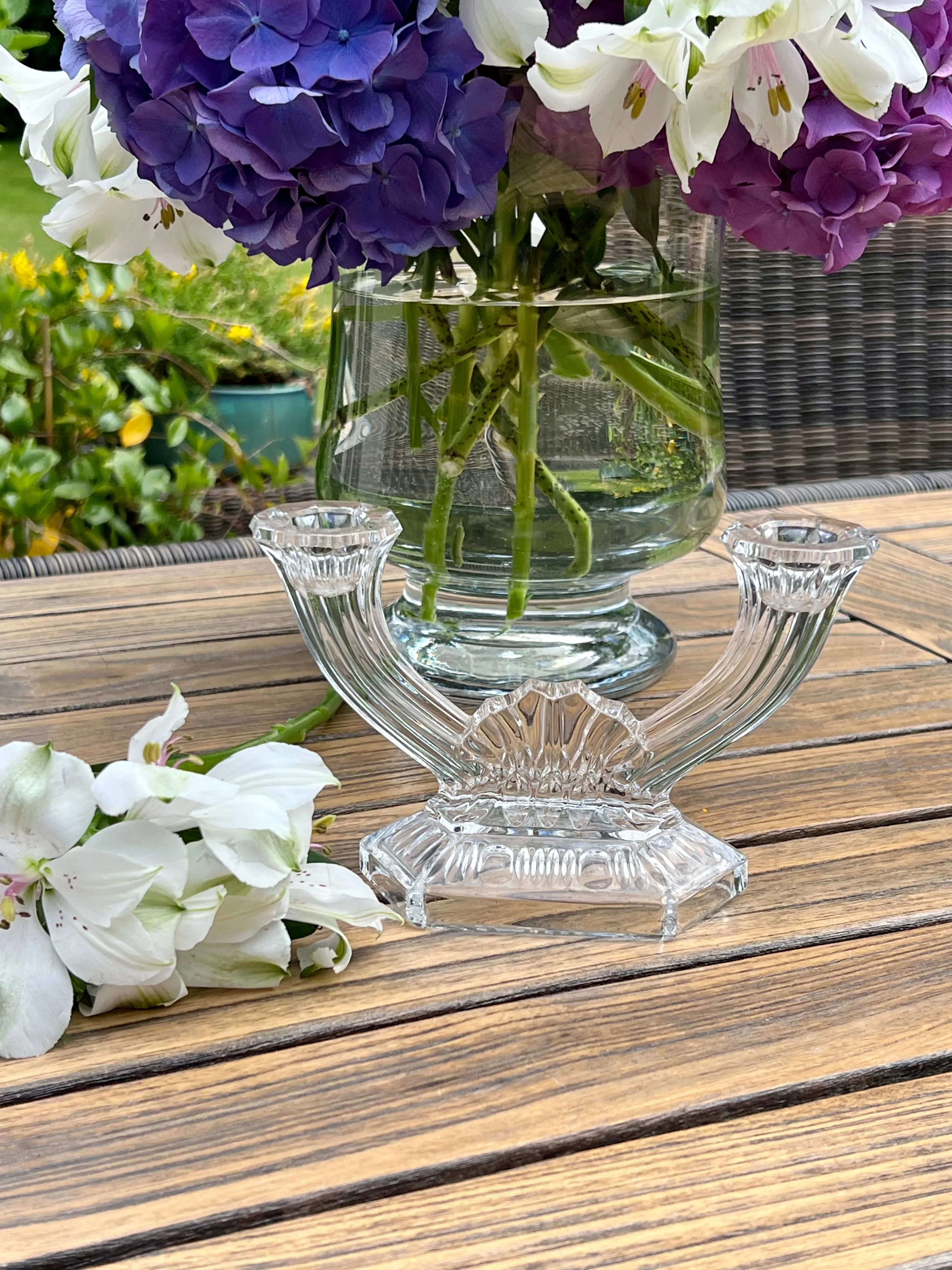 Crystal  Candleholders