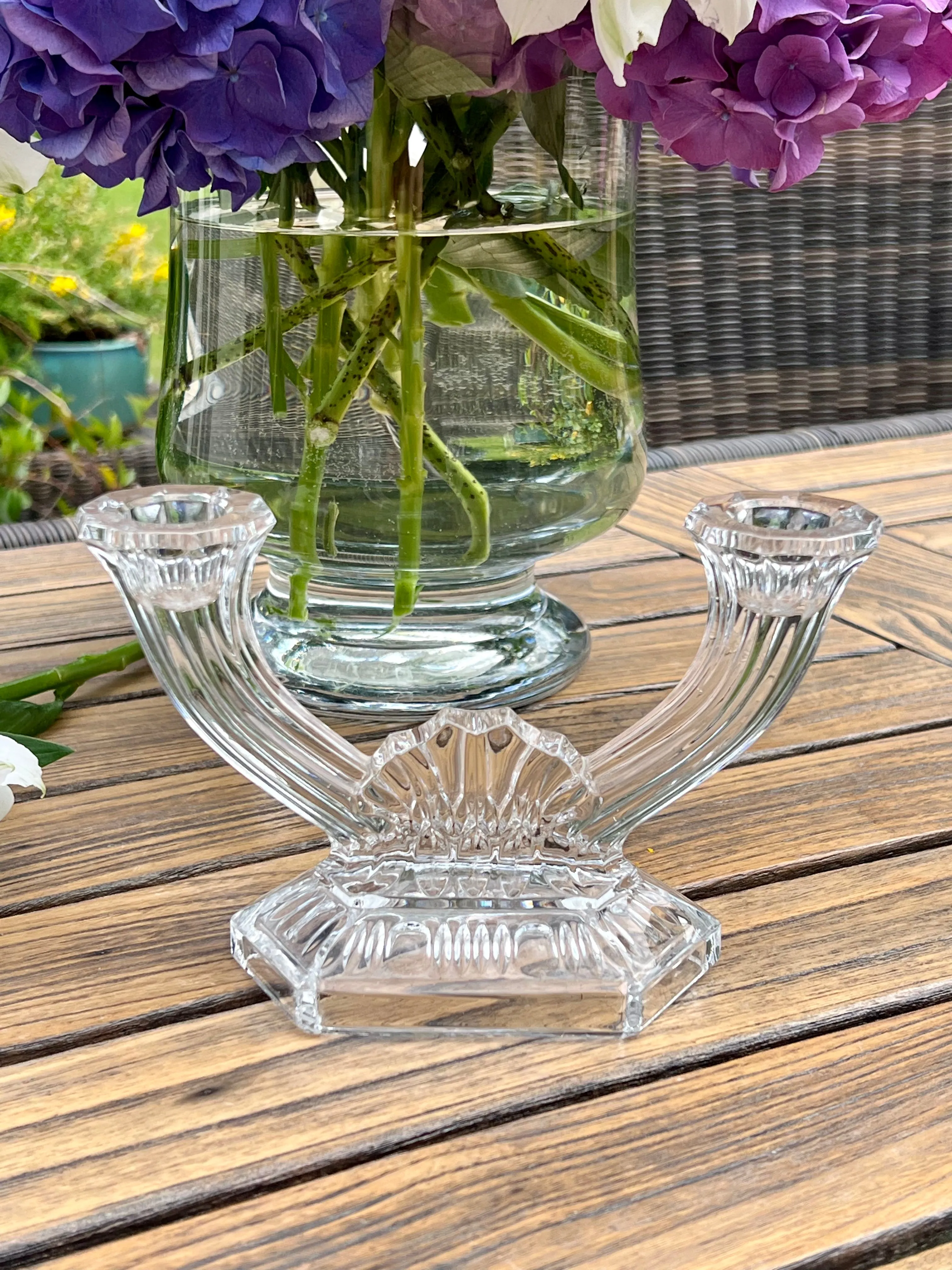 Crystal  Candleholders