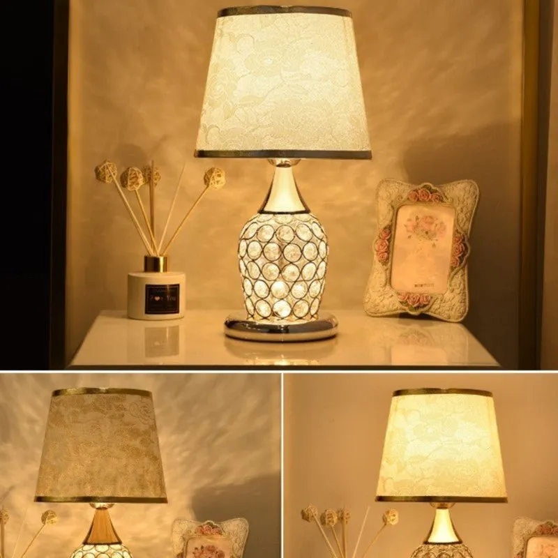Crystal Table Lamp for Bedroom