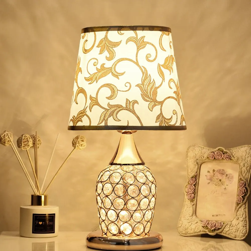 Crystal Table Lamp for Bedroom