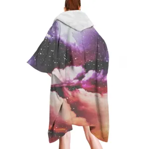 Custom Hooded Sherpa Fleece Blanket