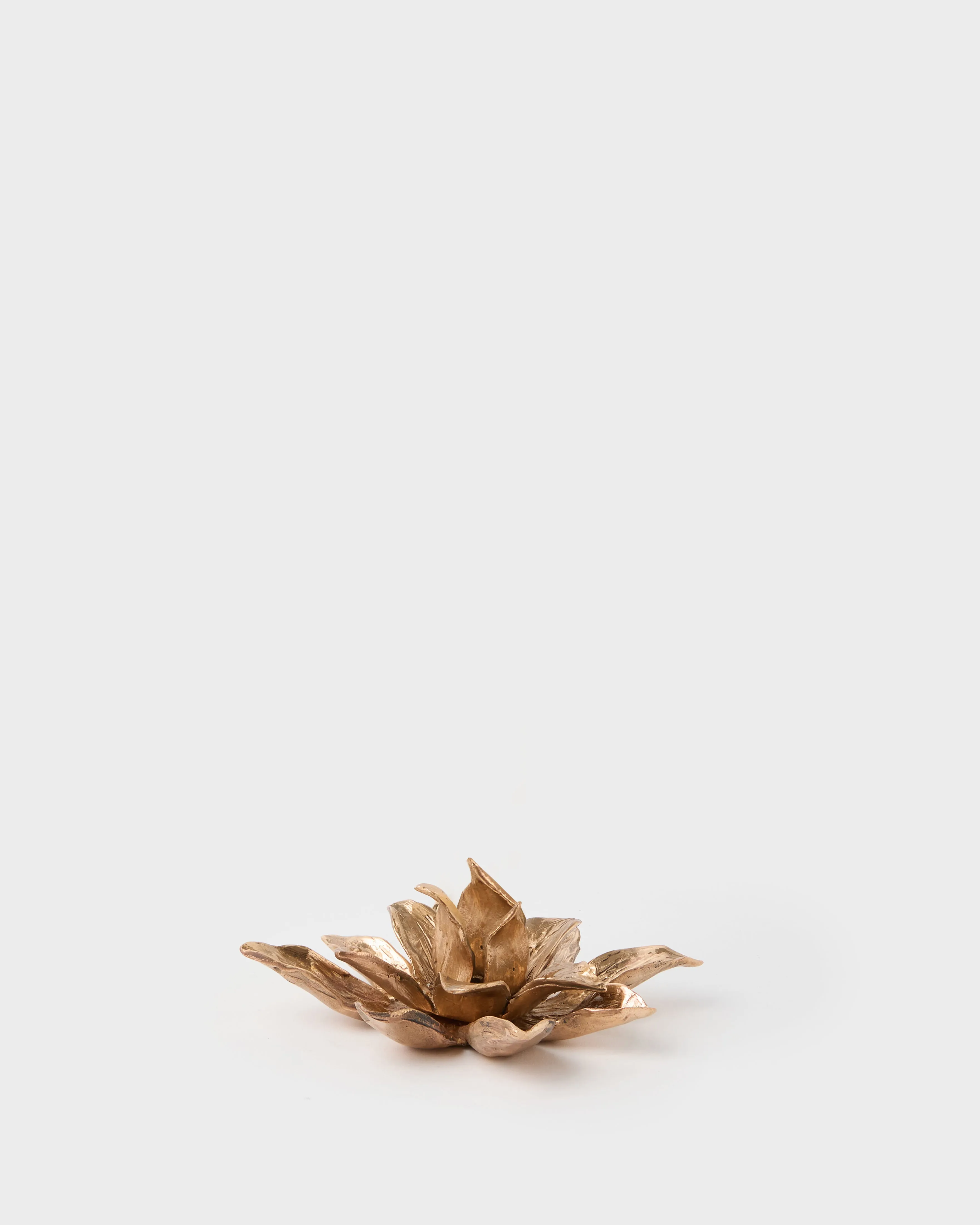 Dalia Bronze Candle Holder by Osanna Visconti, Medium