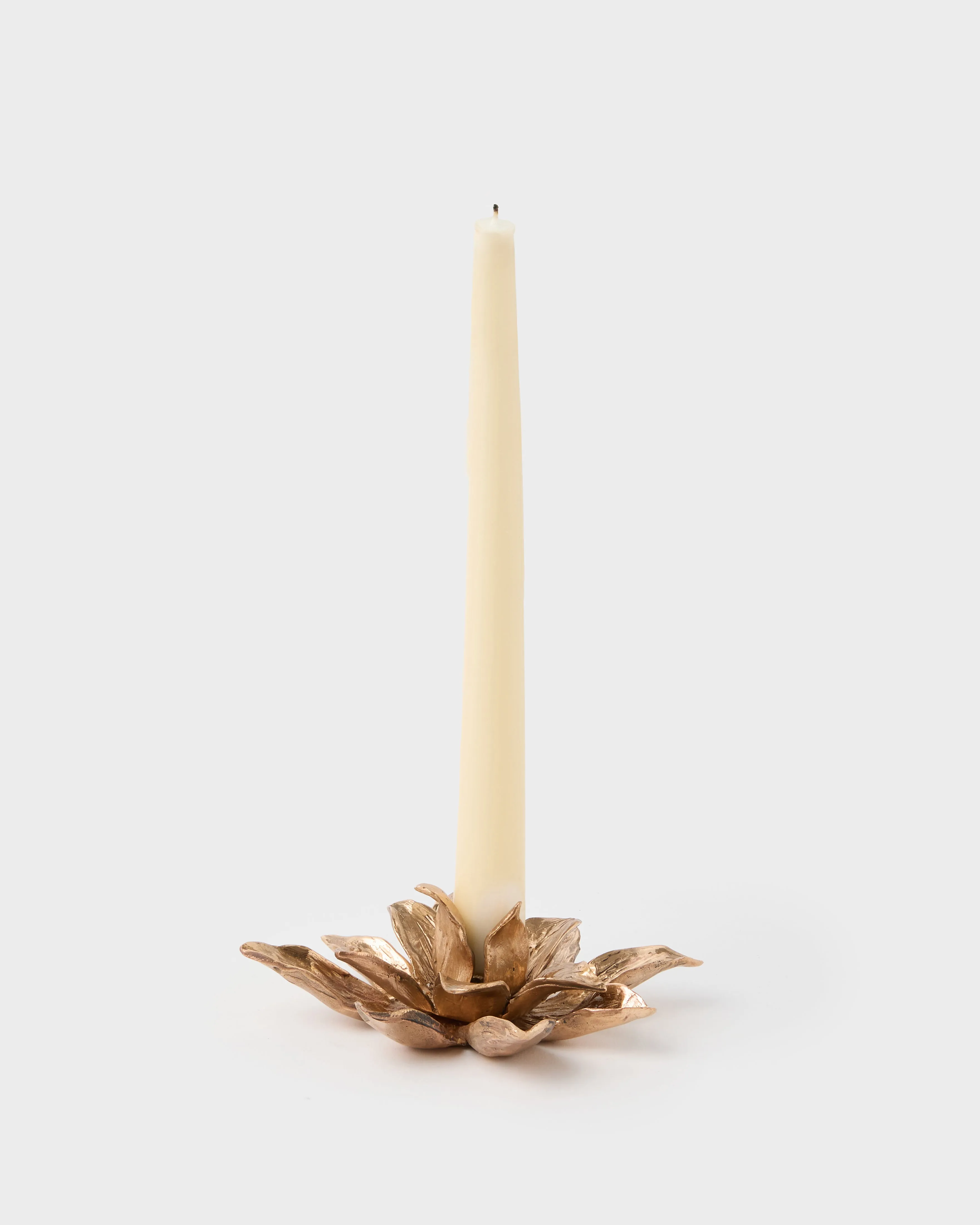 Dalia Bronze Candle Holder by Osanna Visconti, Medium