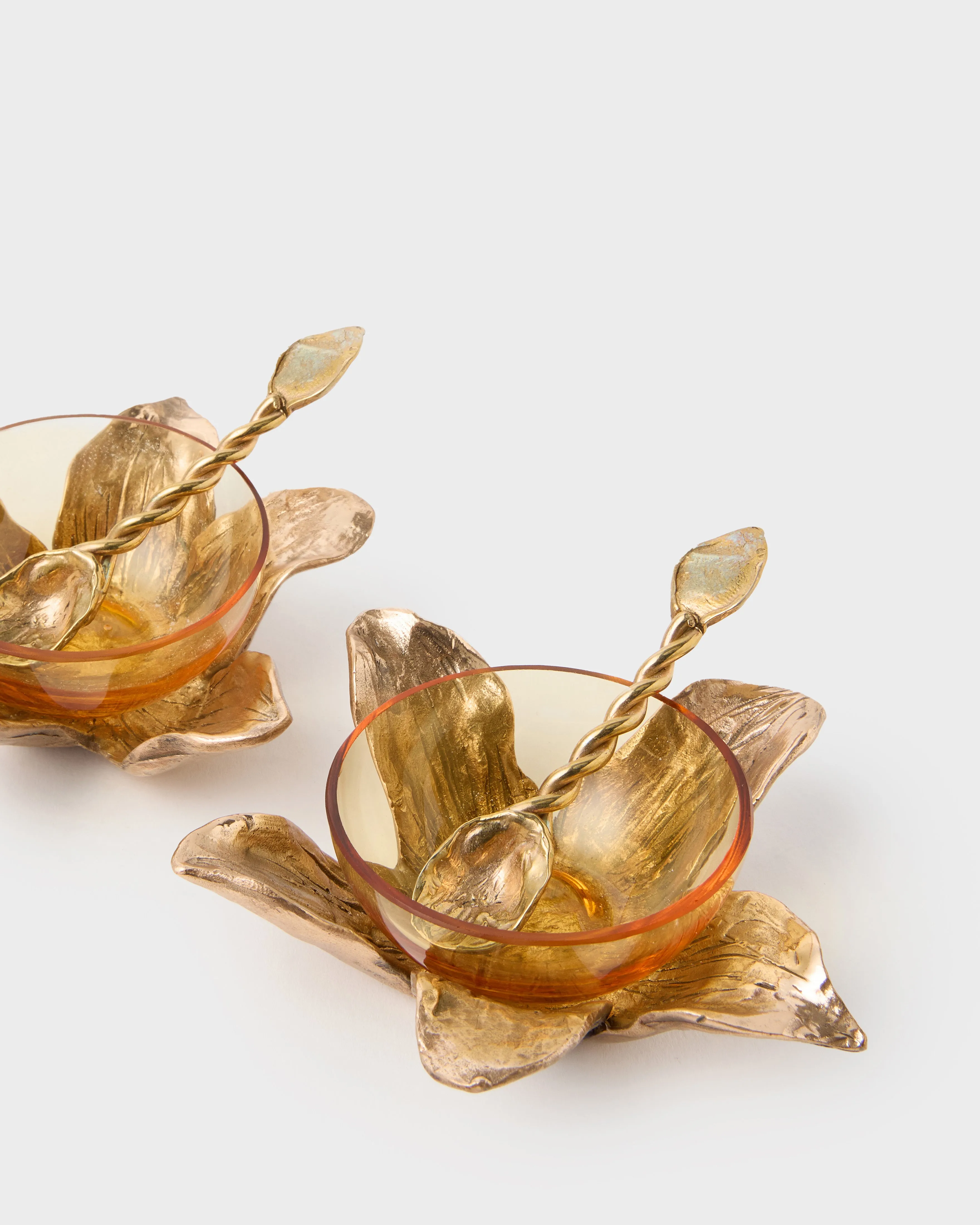 Dalia Bronze Salt and Pepper Set by Osanna Visconti (Set of 2)