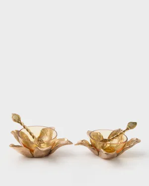 Dalia Bronze Salt and Pepper Set by Osanna Visconti (Set of 2)