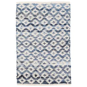 Dash and Albert :: Denim Rag Diamond Woven Rug