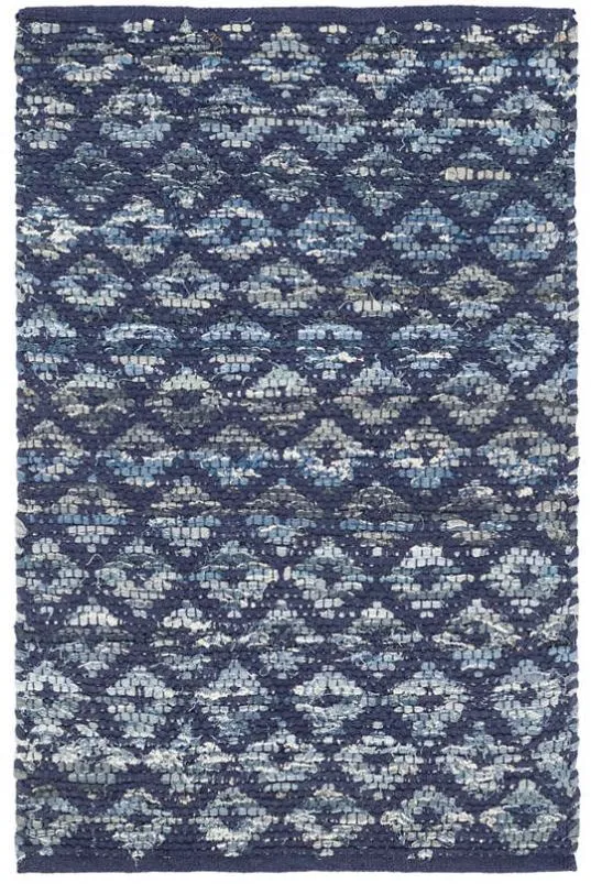 Dash and Albert :: Denim Rag Diamond Woven Rug