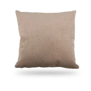Decorative Cushion - Basketweave - Taupe - 20 x 20''