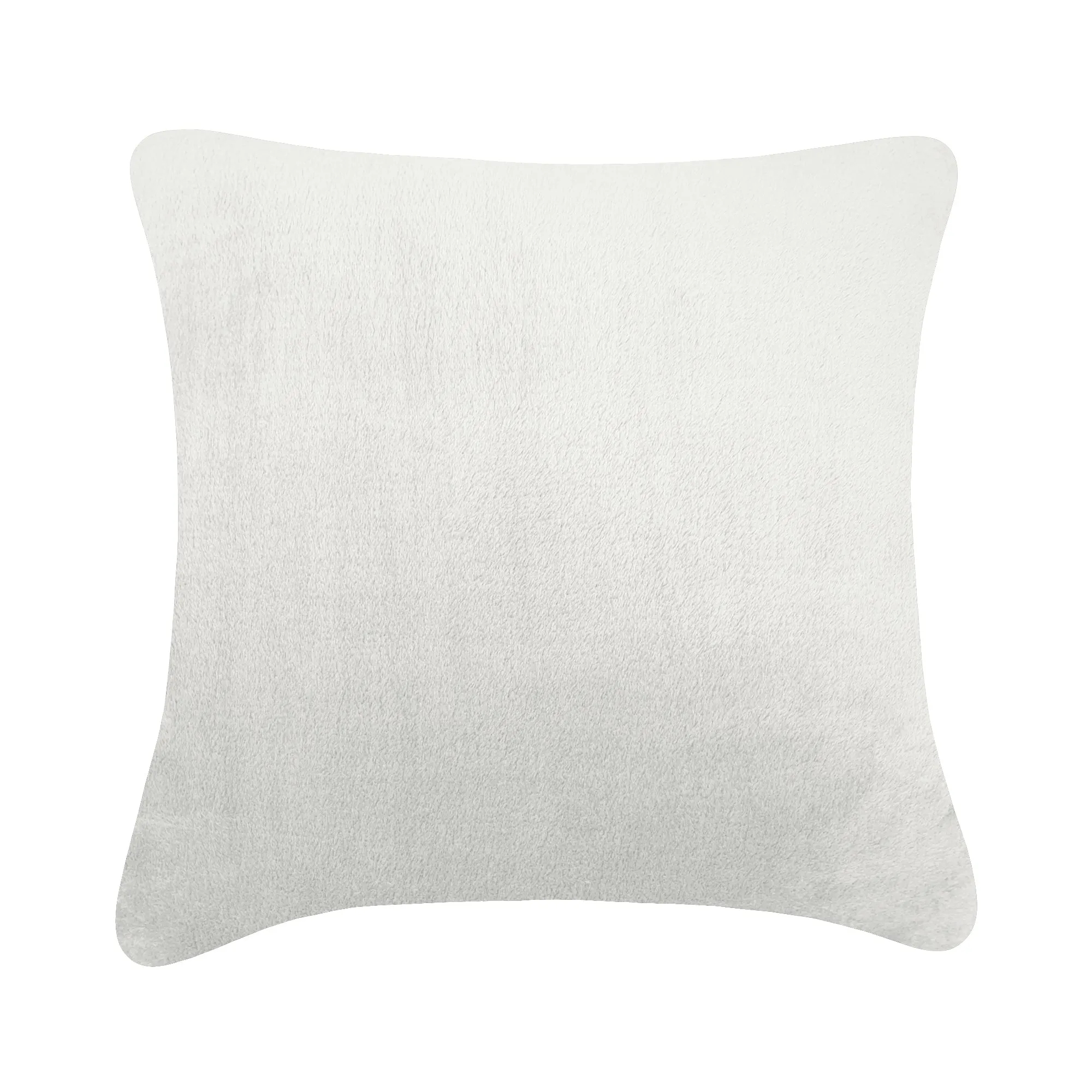 Decorative Cushion - Faux Fur - White - 20 x 20''