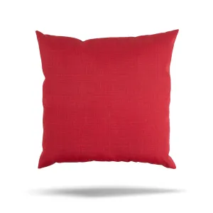 Decorative Outdoor Cushion - Texture - Red - 18 x 18''