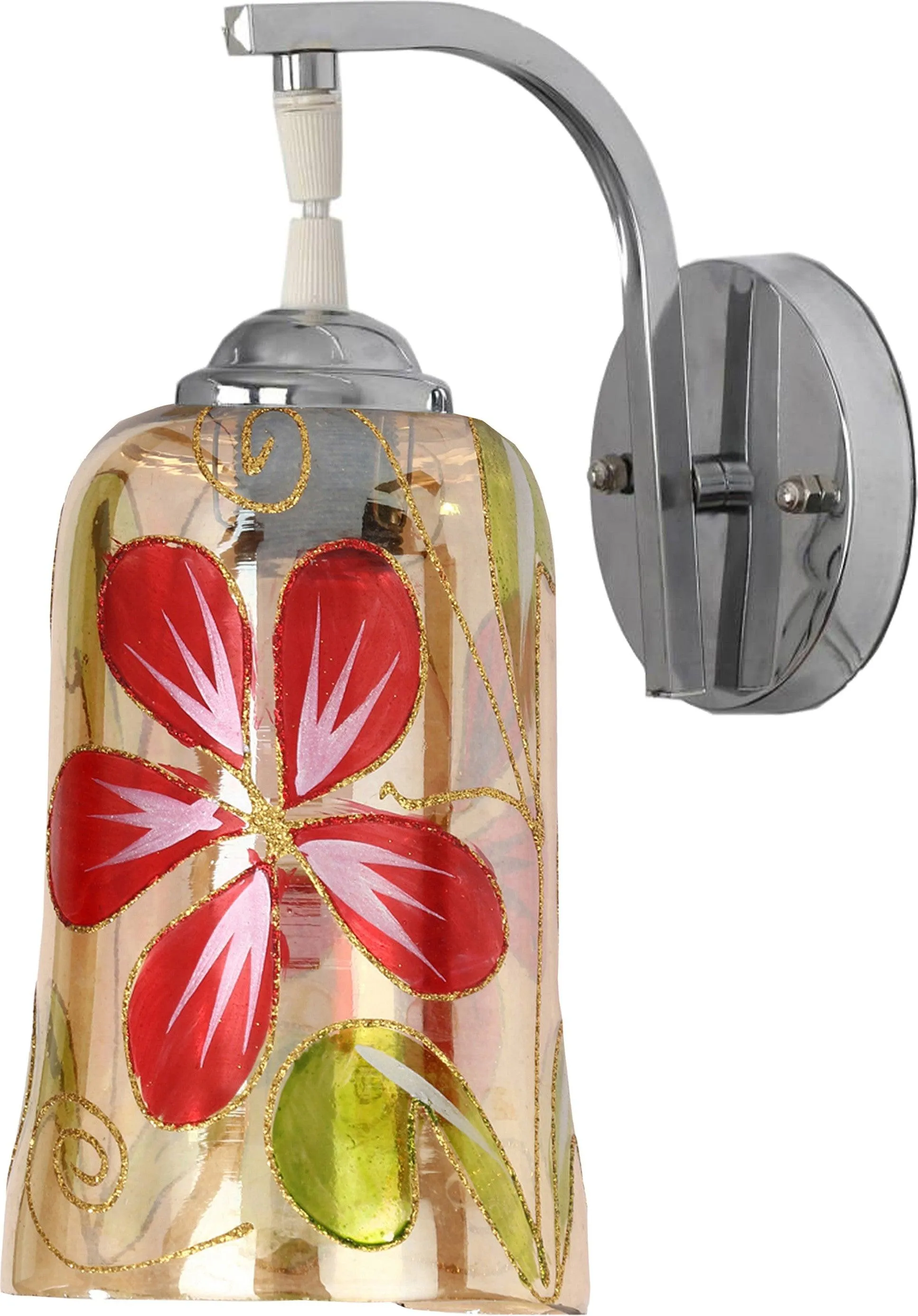 Decorative Wall Light With Steel Base (Multicolor)