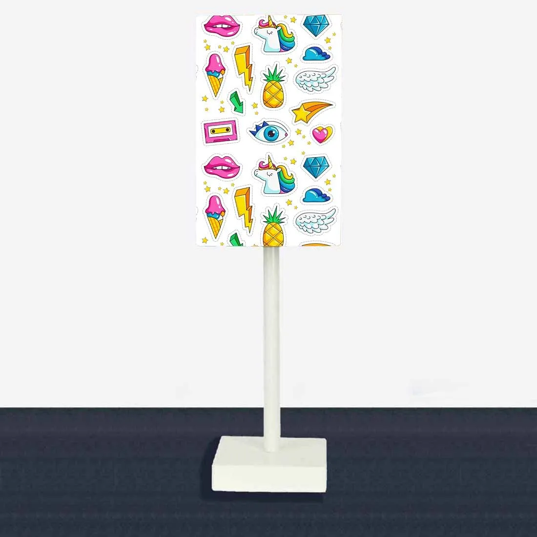 Designers White Table Lamps for Kids Room