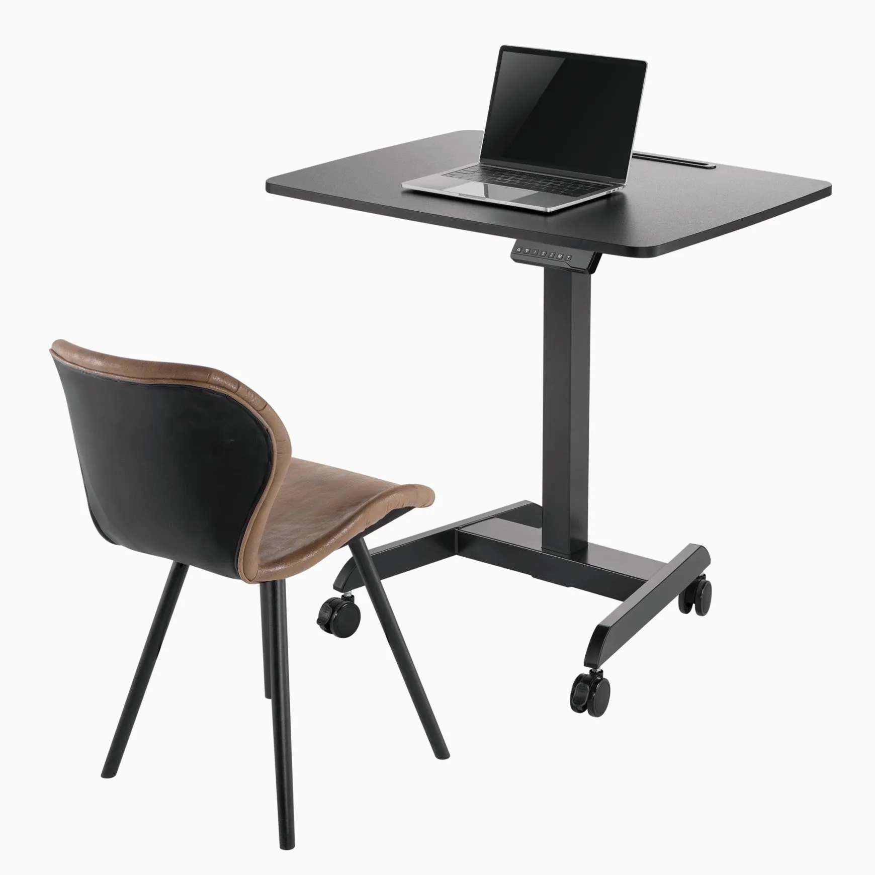 Desky Single Sit Stand Pedestal Desk