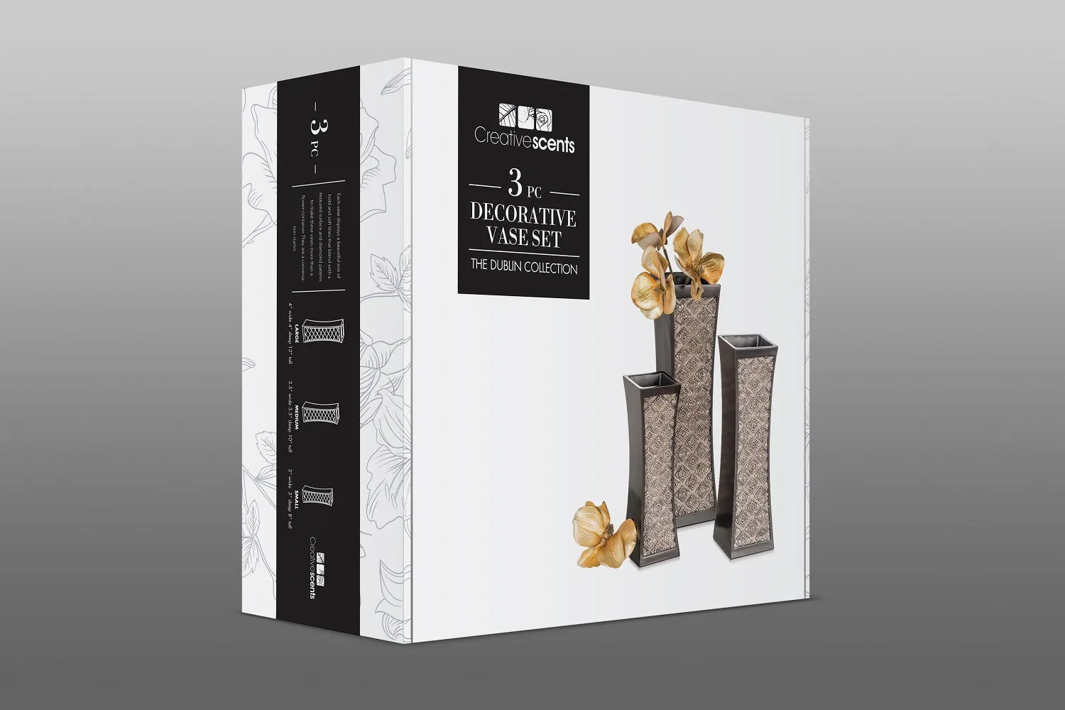 Dublin Decorative Vase Set of 3
