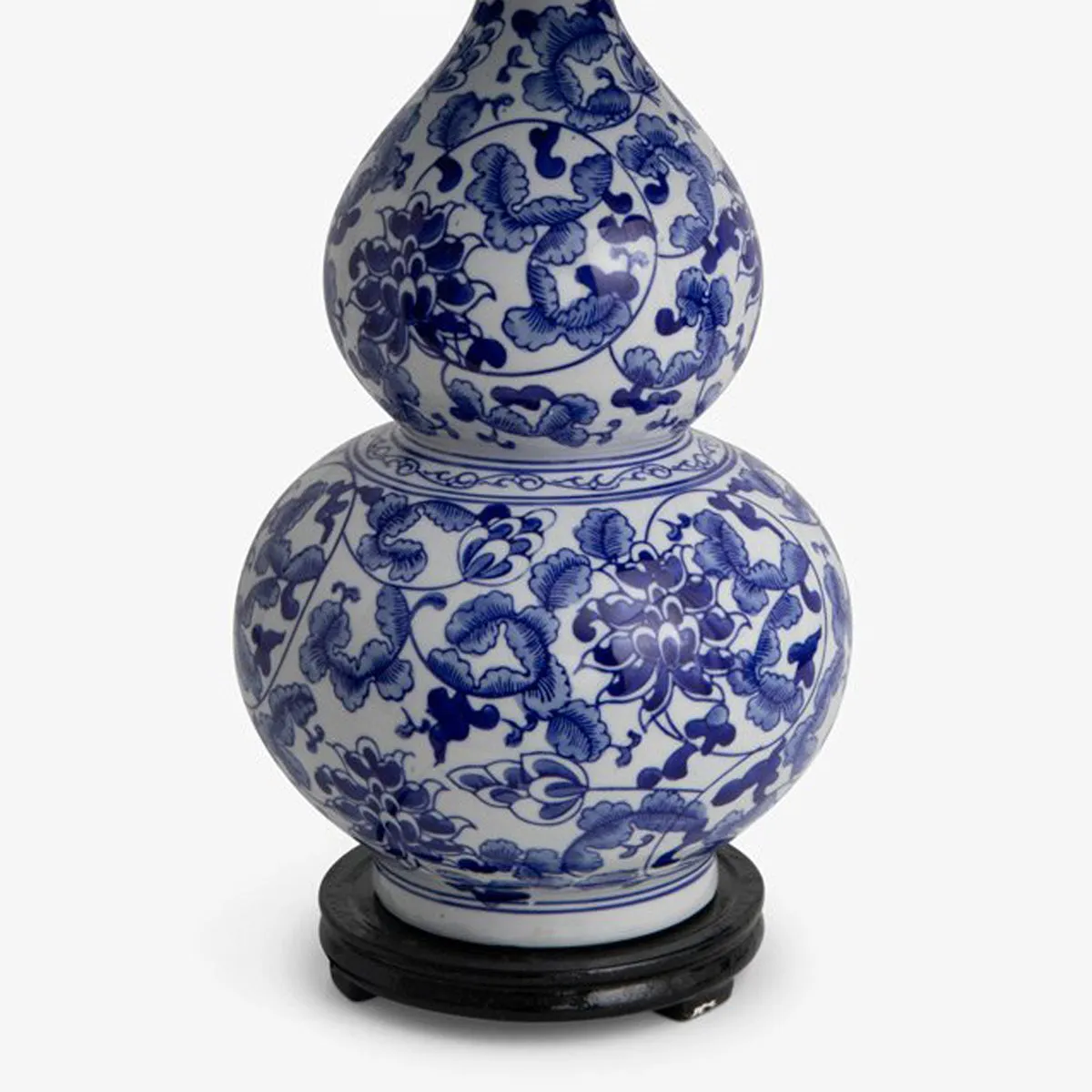 Dynasty Calabash Lamp Blue & White