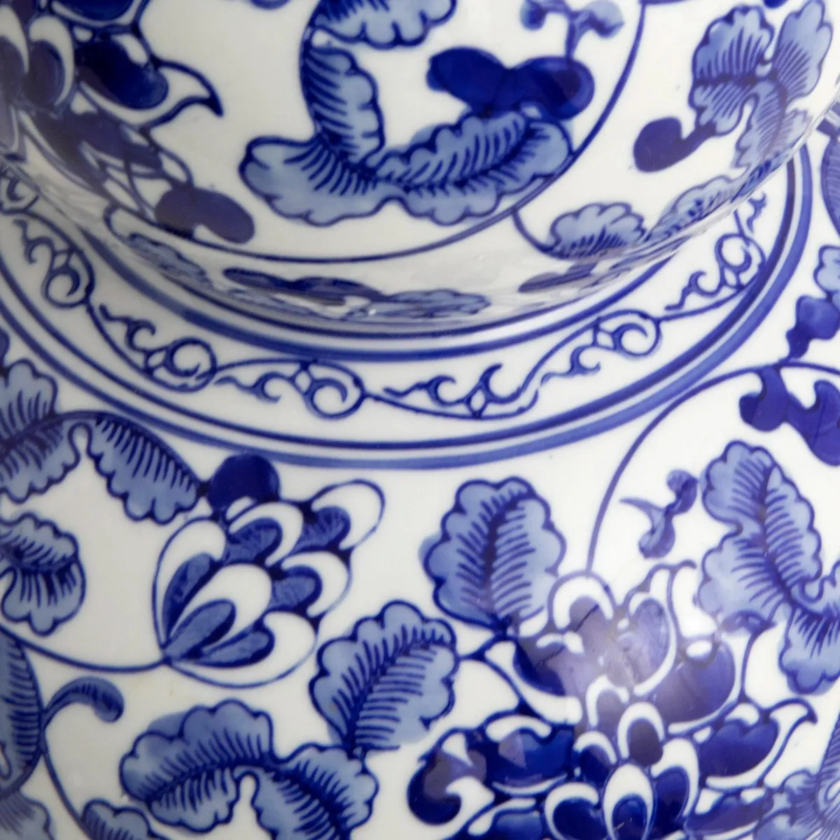 Dynasty Calabash Lamp Blue & White
