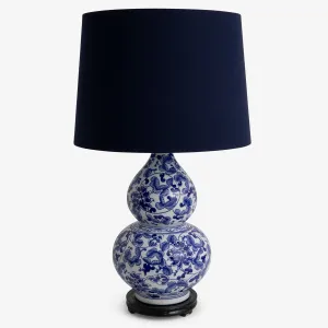 Dynasty Calabash Lamp Blue & White