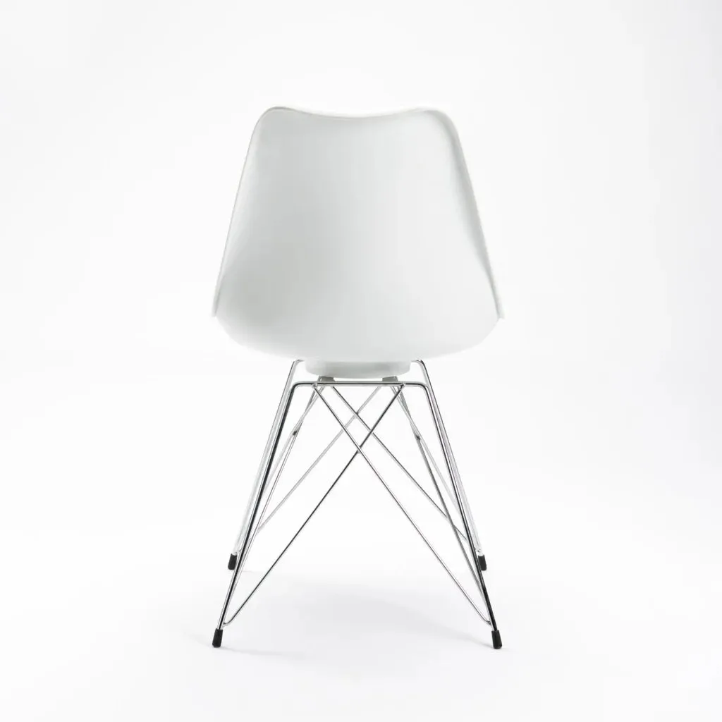 ELIA CHROME LEG DINING CHAIR