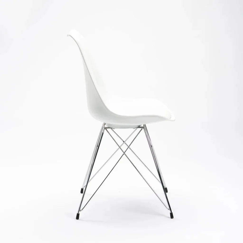 ELIA CHROME LEG DINING CHAIR