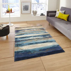 Emerald Wool & Viscose Dream Scape 5x8 Feet Hand-Tufted Carpet - Rug