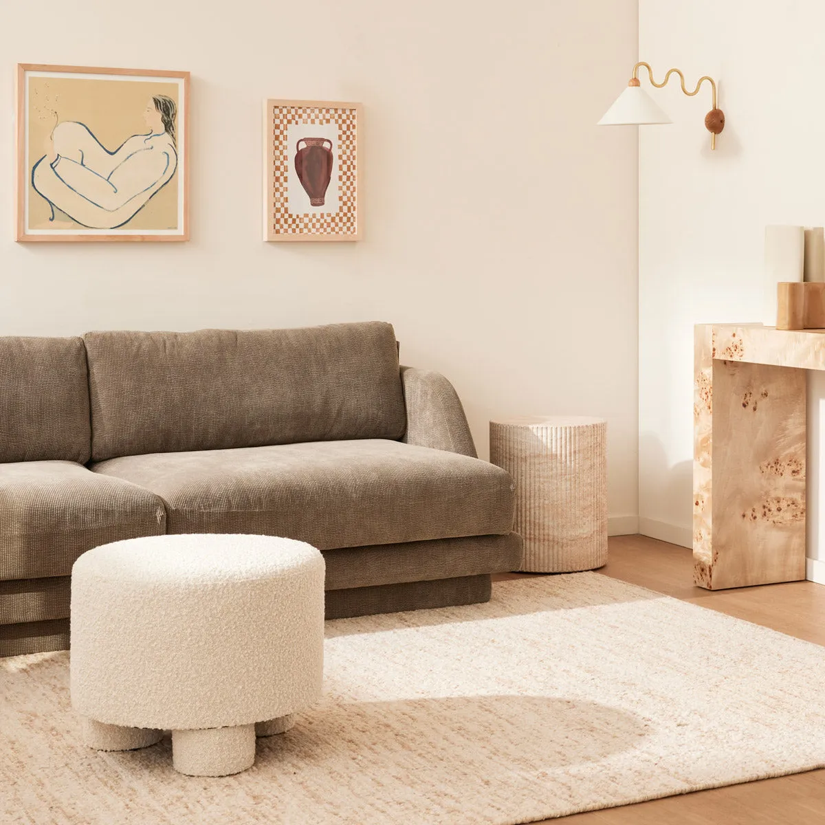 Emma Velvet 3 Seater Sofa