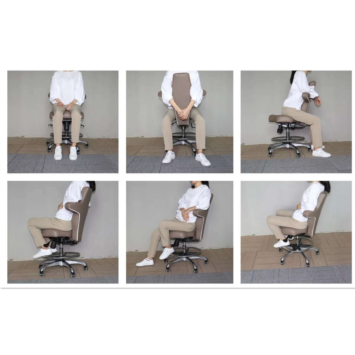 Ergonomic Surgeon Chair with FootRest for Precision Surgical and Dental Work