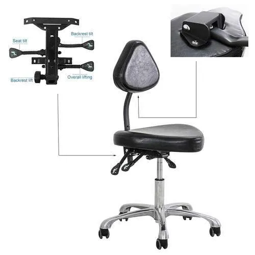 Ergonomic Tattoo Stool Hydraulic Multi-functional Adjustable Tattoo Artist Chair