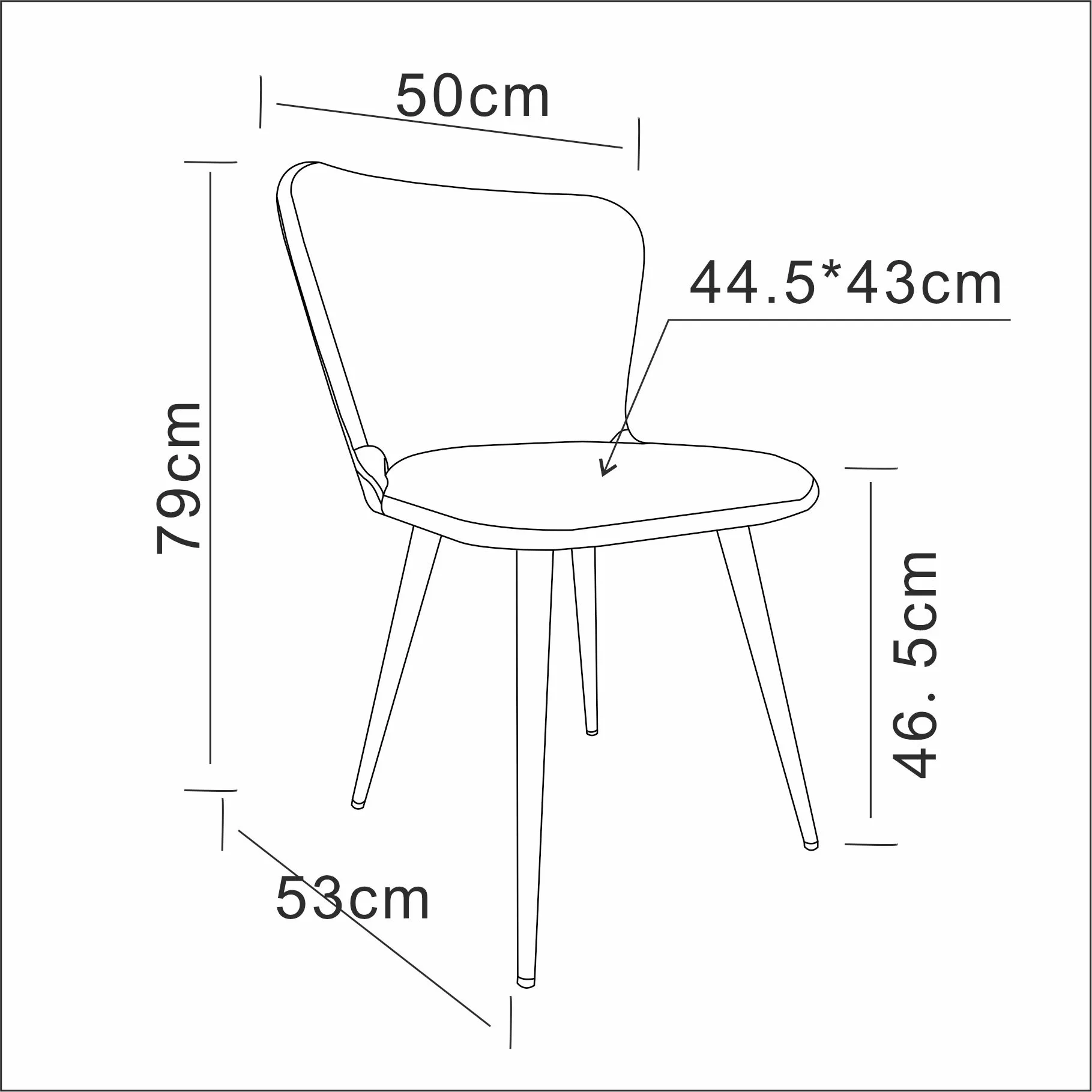Estella Dining Chair Grey Fabric