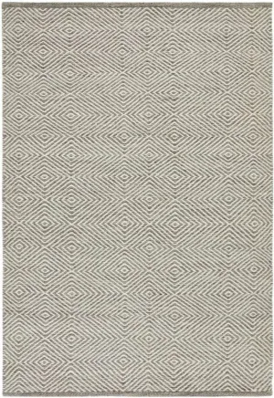 Estelle Diamond Natural Wool Rug