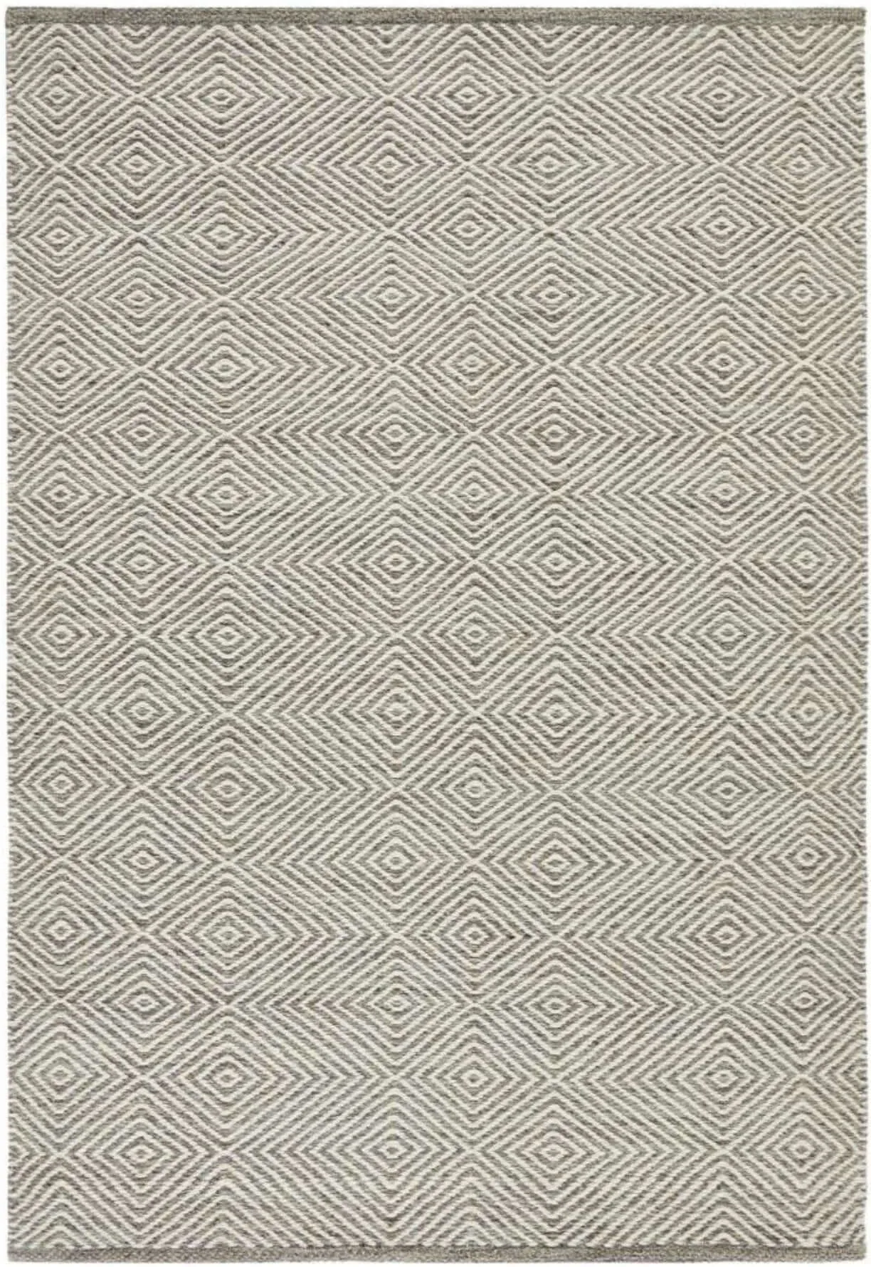 Estelle Diamond Natural Wool Rug