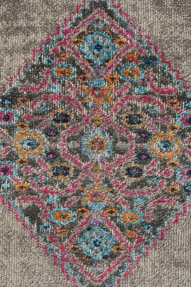Eternal 910 Runner Rug (Grey) by Rug Culture