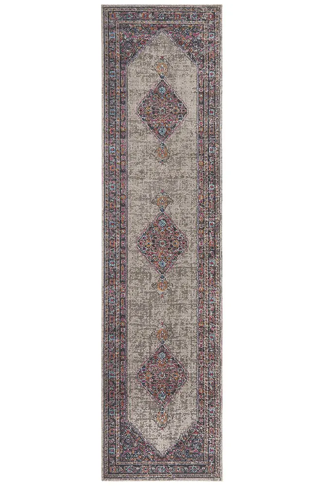 Eternal 910 Runner Rug (Grey) by Rug Culture