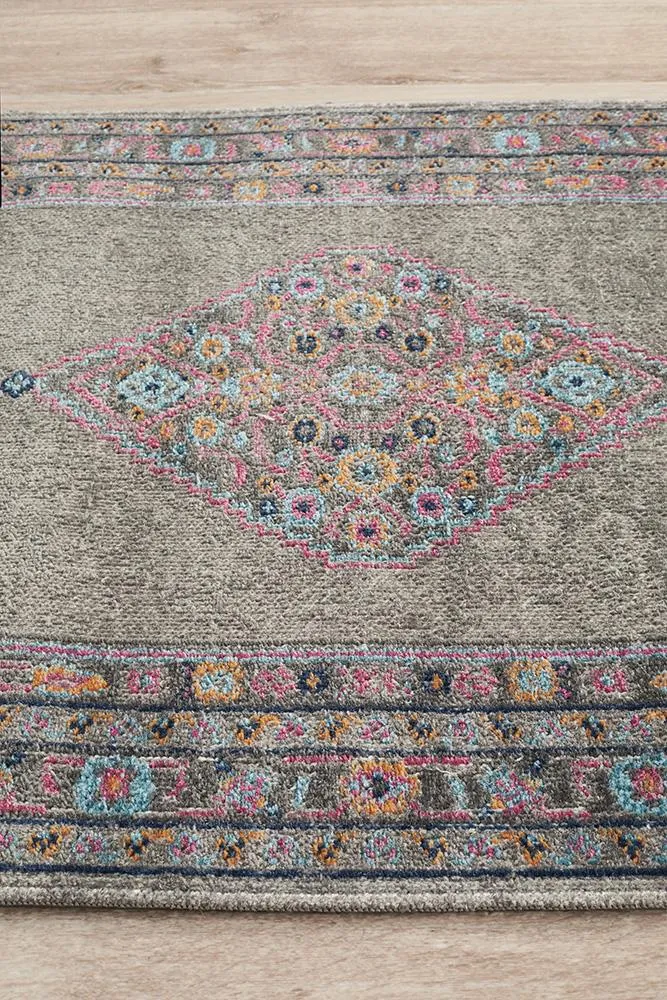 Eternal 910 Runner Rug (Grey) by Rug Culture