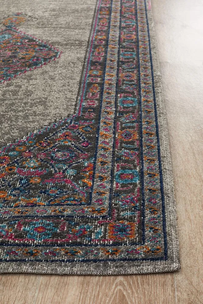 Eternal 910 Runner Rug (Grey) by Rug Culture