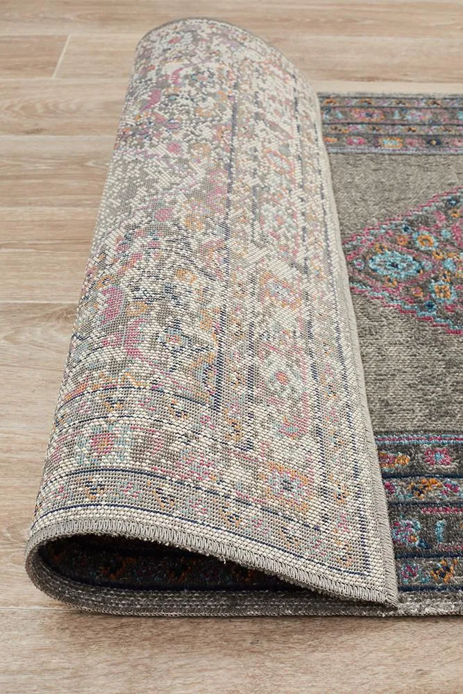 Eternal 910 Runner Rug (Grey) by Rug Culture