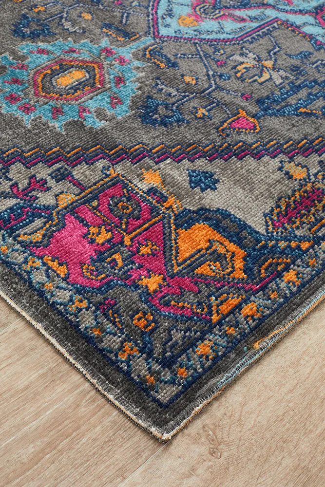 Eternal Whisper Quad Grey Runner Rug
