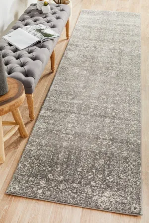 Evoke 252 Runner Rug (Grey) by Rug Culture