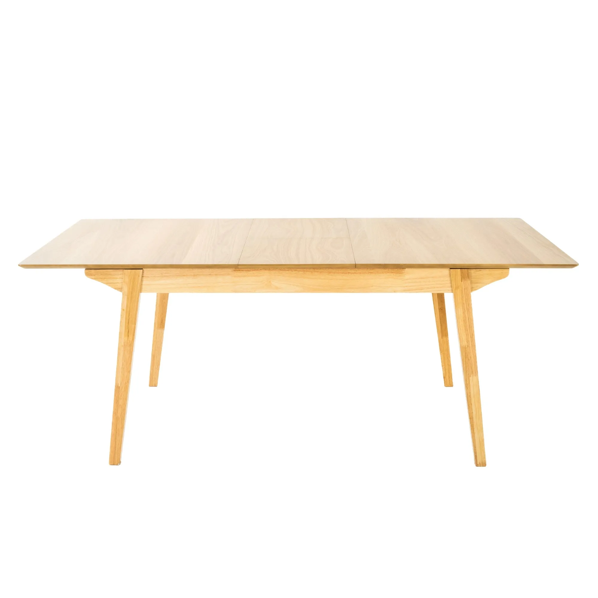 Extendable 7pc Dining Set, MDF Oak Veneer, Rubberwood