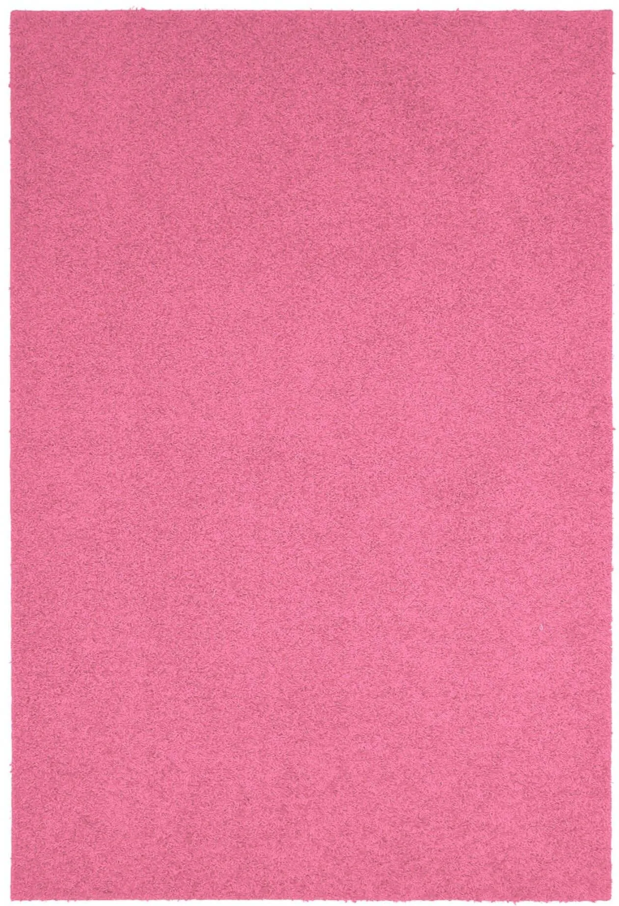 Fiji Rose Pink Washable Solid Shaggy Rug