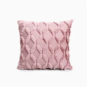 Fluffy Scatter Cushion - Dusty Pink Diamond