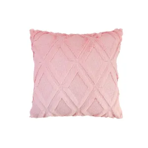 Fluffy Scatter Cushion | Dusty Pink Rhombus
