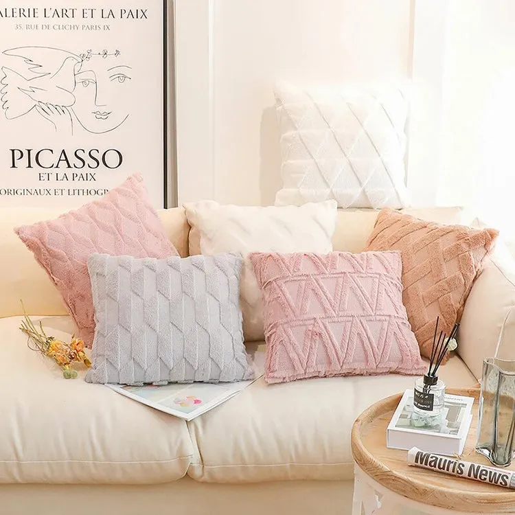 Fluffy Scatter Cushion | Grey Boat