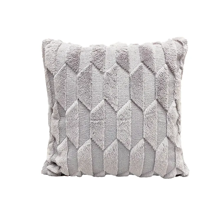 Fluffy Scatter Cushion | Grey Boat