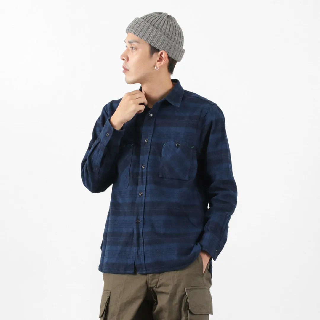 FOB FACTORY / F3481 HEAVY NEL WORK SHIRT