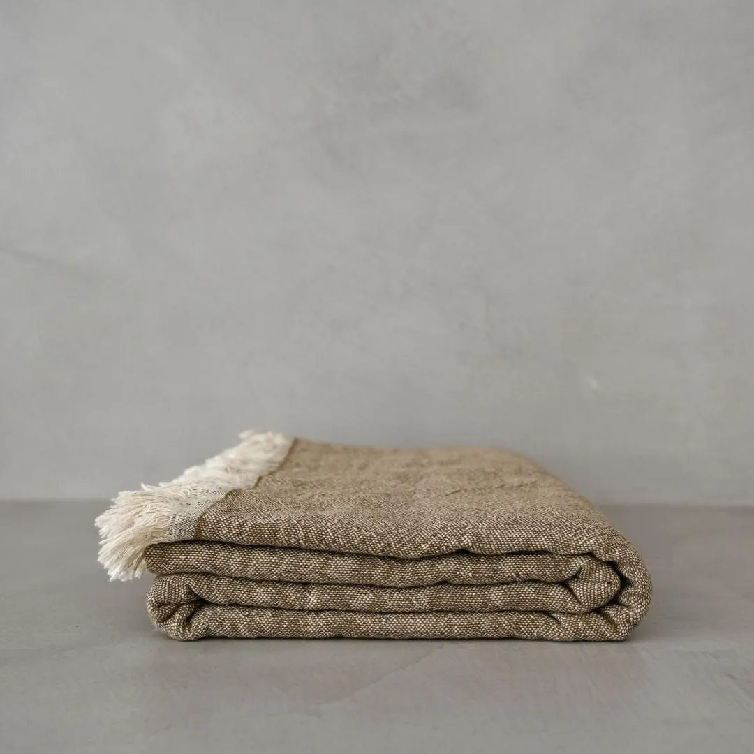 Fouta Throw | Double-Sided | Butternut 135x185cm