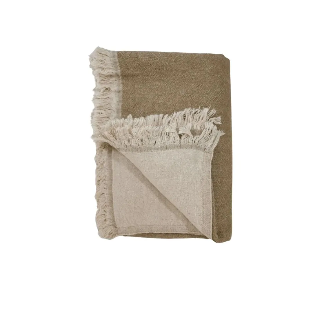 Fouta Throw | Double-Sided | Butternut 135x185cm